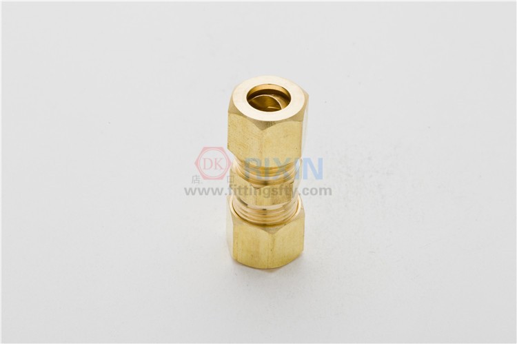 Brass double compression fittings