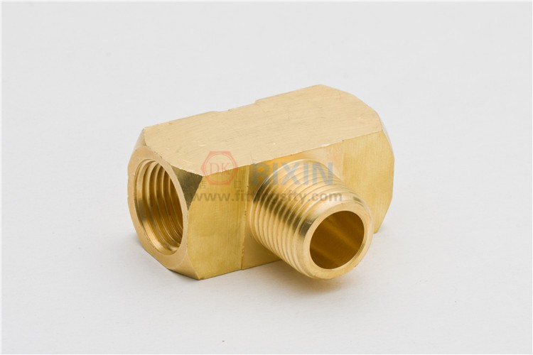 Brass female-male T fittings